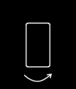 Gif téléphone qui tourne vers position horizontale